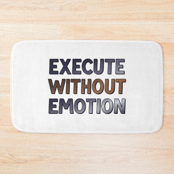 Item preview, Execute Without Emotion - Stoic Discipline Quote designed and sold by Dzblack.