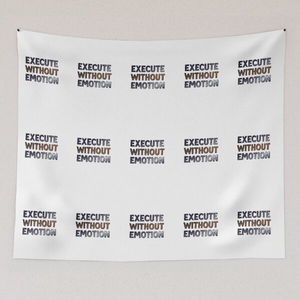 Item preview, Execute Without Emotion - Stoic Discipline Quote designed and sold by Dzblack.