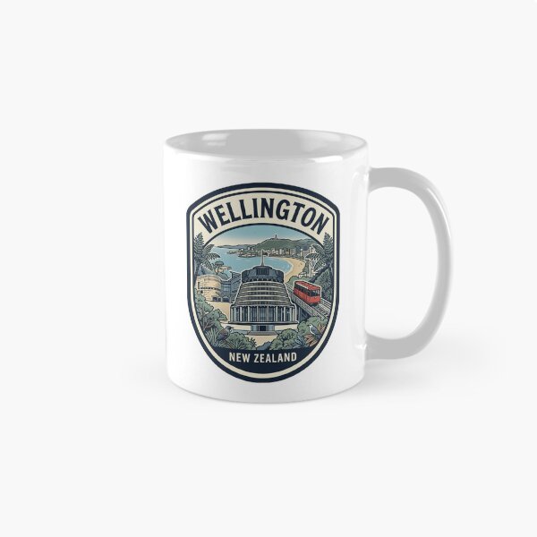 Item preview, Wellington New Zealand Retro Travel Emblem designed and sold by k3rstman1.
