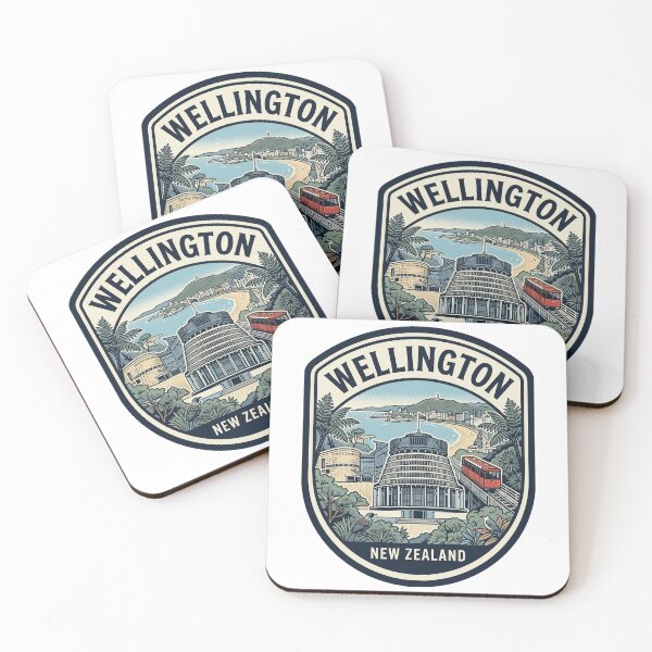 Item preview, Wellington New Zealand Retro Travel Emblem designed and sold by k3rstman1.