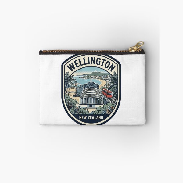 Item preview, Wellington New Zealand Retro Travel Emblem designed and sold by k3rstman1.