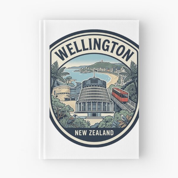 Item preview, Wellington New Zealand Retro Travel Emblem designed and sold by k3rstman1.