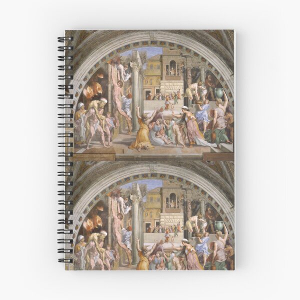 Item preview, The Fire in Borgo Renaissance Fresco designed and sold by artofuniverse.