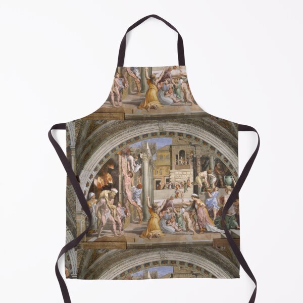 Item preview, The Fire in Borgo Renaissance Fresco designed and sold by artofuniverse.