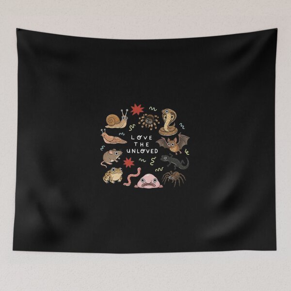 Item preview, Love The Unloved Retro Insect Snake Bat Frog Snail Funny Animal Cute Goth Animal designed and sold by modoodles357.