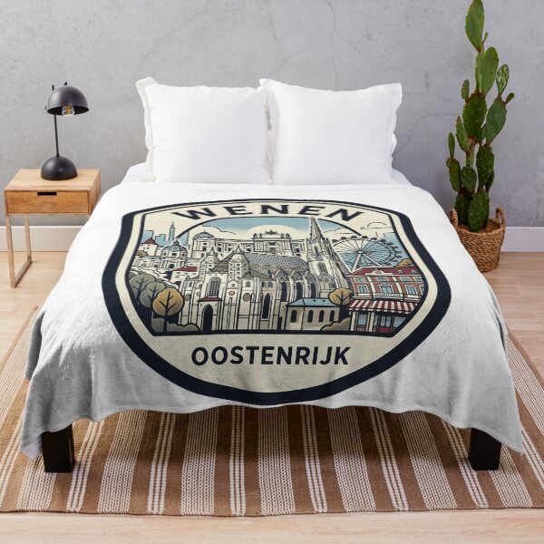 Item preview, Wenen Oostenrijk Vienna Austria Retro Travel Badge designed and sold by k3rstman1.