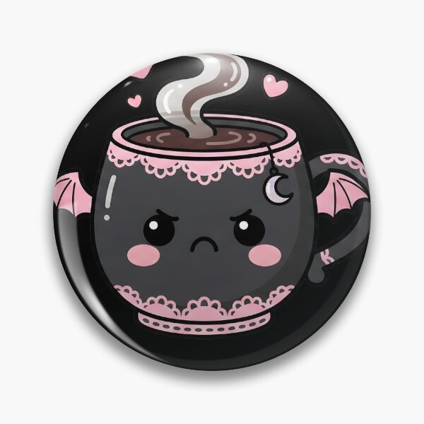 Item preview, Goth Bat Coffee Mug - Sweet Spooky Vibe designed and sold by OH-MY-GOTH.