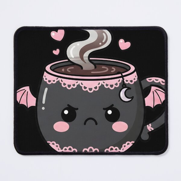 Item preview, Goth Bat Coffee Mug - Sweet Spooky Vibe designed and sold by OH-MY-GOTH.