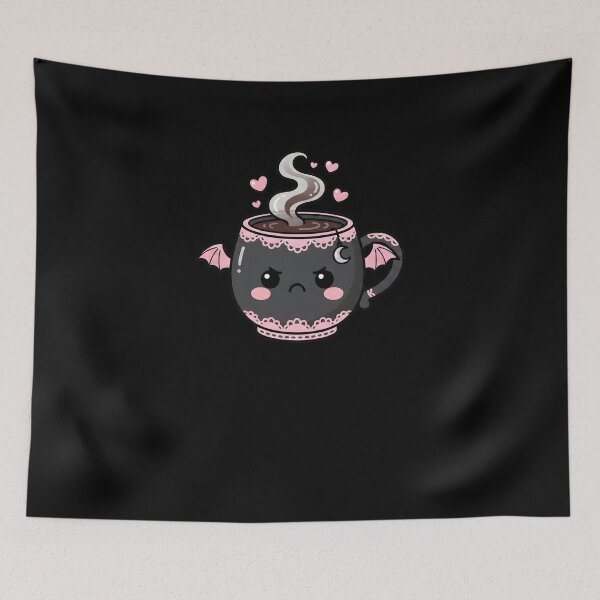 Item preview, Goth Bat Coffee Mug - Sweet Spooky Vibe designed and sold by OH-MY-GOTH.