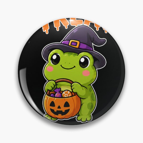 Item preview, Frog or Treat Halloween Shirt | Cute Kawaii Witch Frog designed and sold by bkeer abobkr.