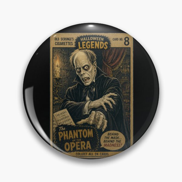 Item preview, Phantom of the Opera - Halloween Trading Cards designed and sold by halibutgoatramb.
