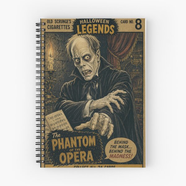 Item preview, Phantom of the Opera - Halloween Trading Cards designed and sold by halibutgoatramb.