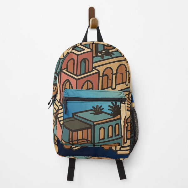 Item preview, Isometric Moroccan Village Architecture Illustration designed and sold by Suha Design Studio.