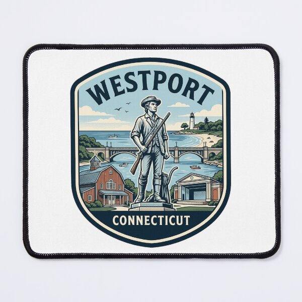 Item preview, Westport Connecticut Vintage Minute Man Souvenir designed and sold by k3rstman1.