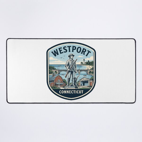 Item preview, Westport Connecticut Vintage Minute Man Souvenir designed and sold by k3rstman1.