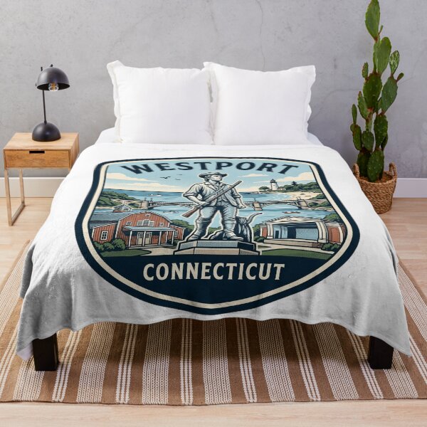 Item preview, Westport Connecticut Vintage Minute Man Souvenir designed and sold by k3rstman1.