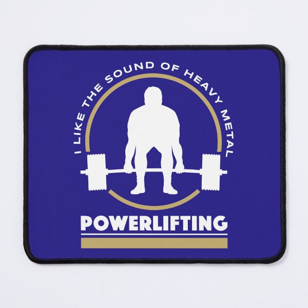 Item preview, Powerlifting | I Like The Sound Of Heavy Metal designed and sold by Pentimore.