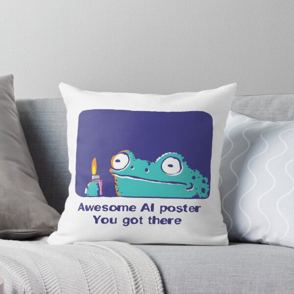 Item preview, Awesome AI Poster You Got There Frog | Funny Meme T-Shirt designed and sold by JossDesign15.