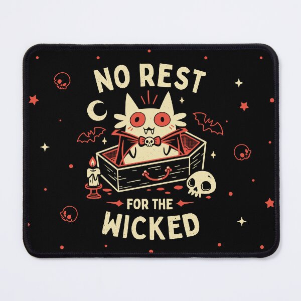Item preview, No Rest For The Wicked - Vampire Cat designed and sold by Snouleaf.
