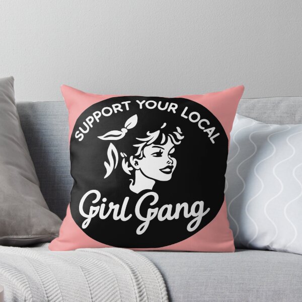 Item preview, support your local girl gang designed and sold by NoThoughtsCat.