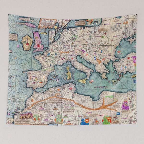 Item preview, old map of the Mediterranean region designed and sold by Calimax61.