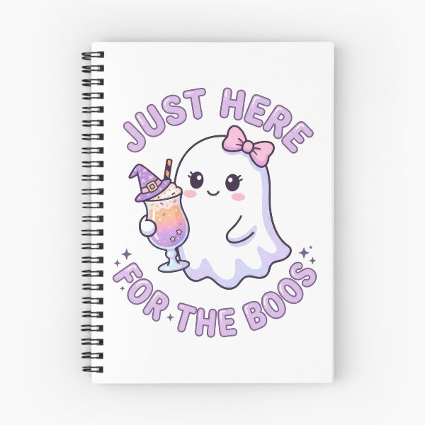 Item preview, Just Here For The Boos Cute Halloween Ghost designed and sold by TontikDesign.