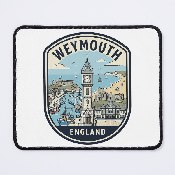 Item preview, Weymouth England Vintage Coastal Travel Badge designed and sold by k3rstman1.