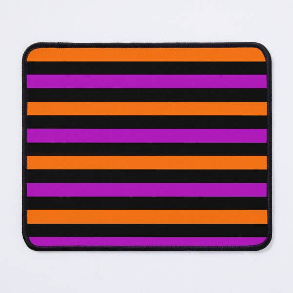 Item preview, Orange And Purple Stripes Design Black designed and sold by PatternTitan.