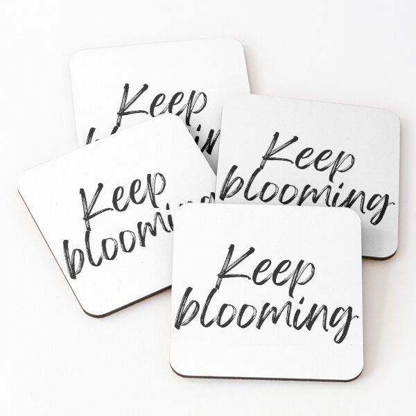 Item preview, Keep Blooming Inspirational Growth Quote designed and sold by jianina-alondra.