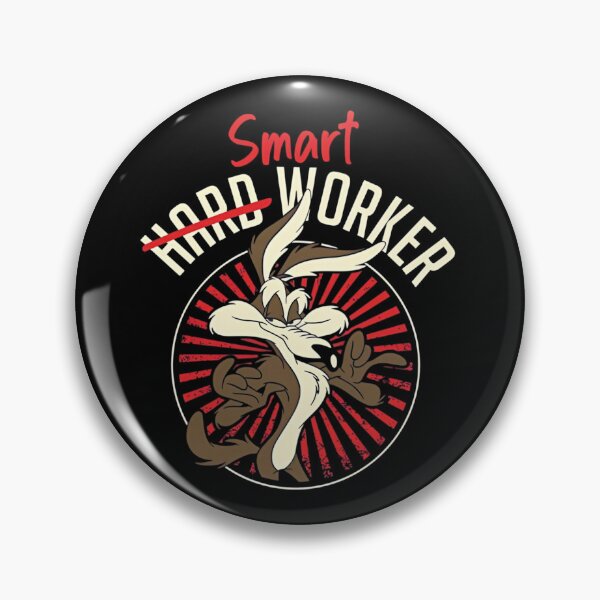 Item preview, Wile E. Coyote Work Smart Not Hard Vintage designed and sold by sauruscreated.