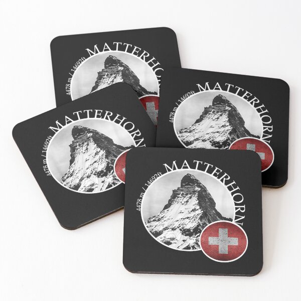 Item preview, Zermatt Matterhorn Mountain Switzerland Flag designed and sold by goombi-creative.