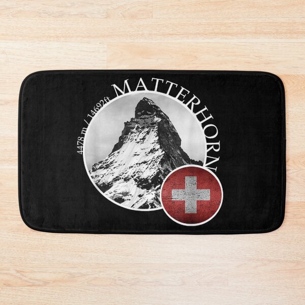 Item preview, Zermatt Matterhorn Mountain Switzerland Flag designed and sold by goombi-creative.