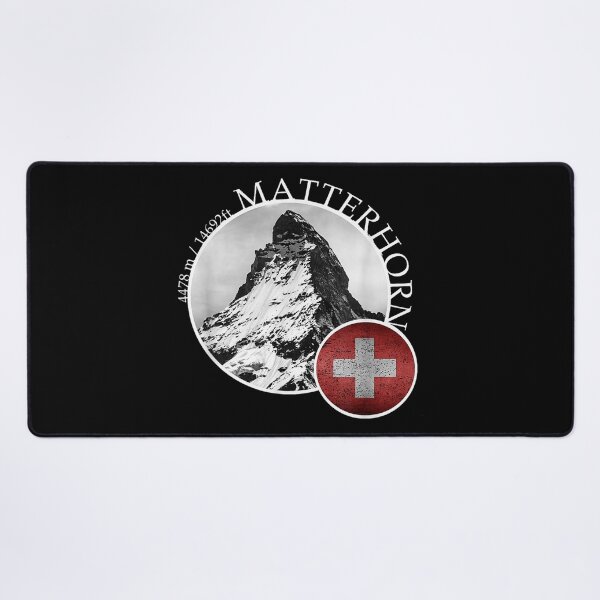 Item preview, Zermatt Matterhorn Mountain Switzerland Flag designed and sold by goombi-creative.