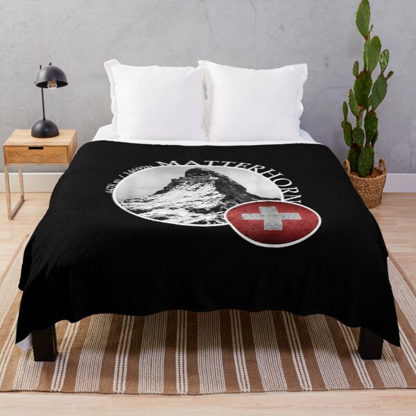 Item preview, Zermatt Matterhorn Mountain Switzerland Flag designed and sold by goombi-creative.