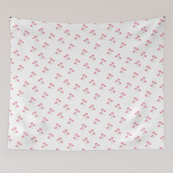 Item preview, Cute Dainty Pink Floral Pattern Minimalist Wildflower Art designed and sold by Zaya_art.