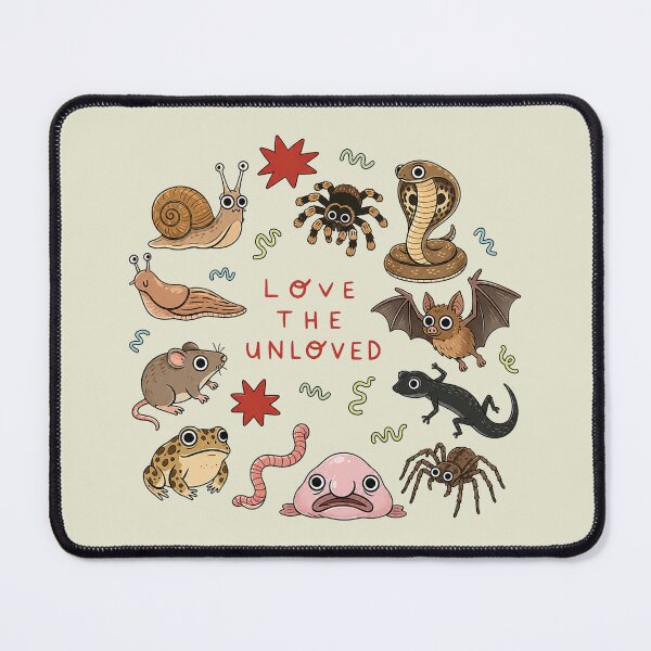 Item preview, Love The Unloved Retro Insect Snake Bat Frog Snail Funny Animal Cute Goth Animal 2 designed and sold by modoodles357.