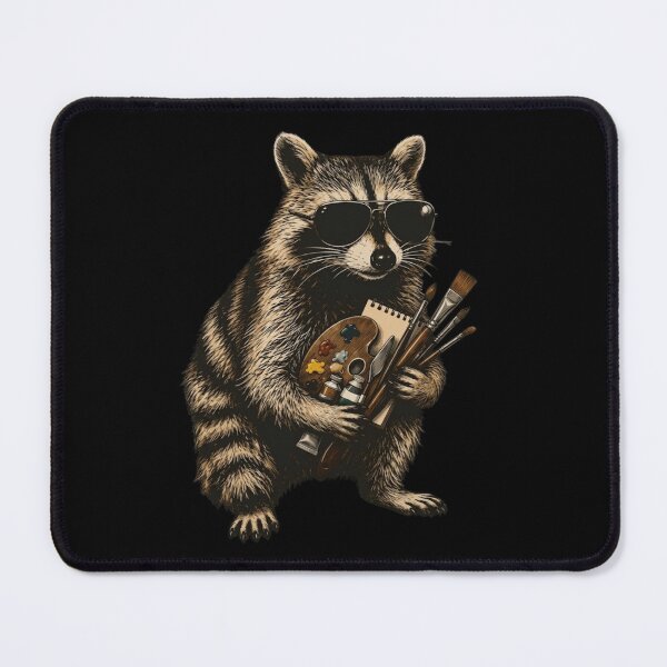 Item preview, Cool Raccoon Artist Painter Brush Palette Art Lover designed and sold by haitrieuic96.