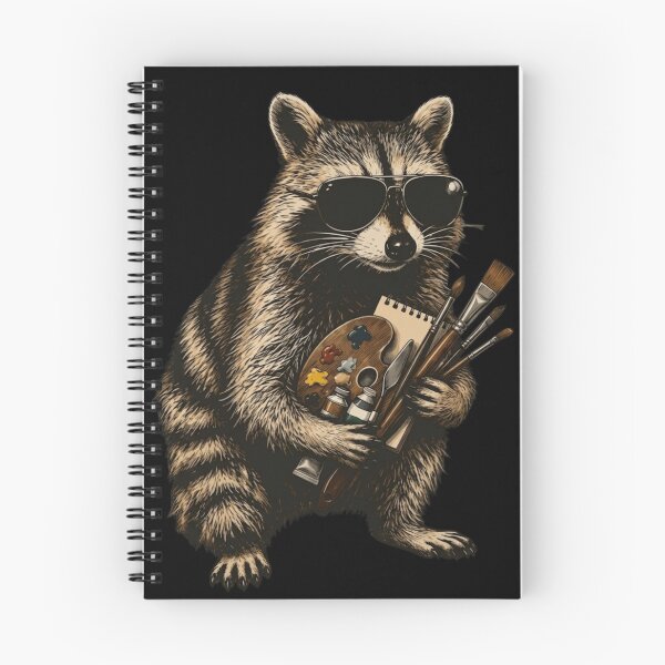 Item preview, Cool Raccoon Artist Painter Brush Palette Art Lover designed and sold by haitrieuic96.