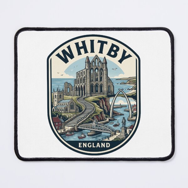 Item preview, Whitby England Abbey Coastal Travel Badge designed and sold by k3rstman1.