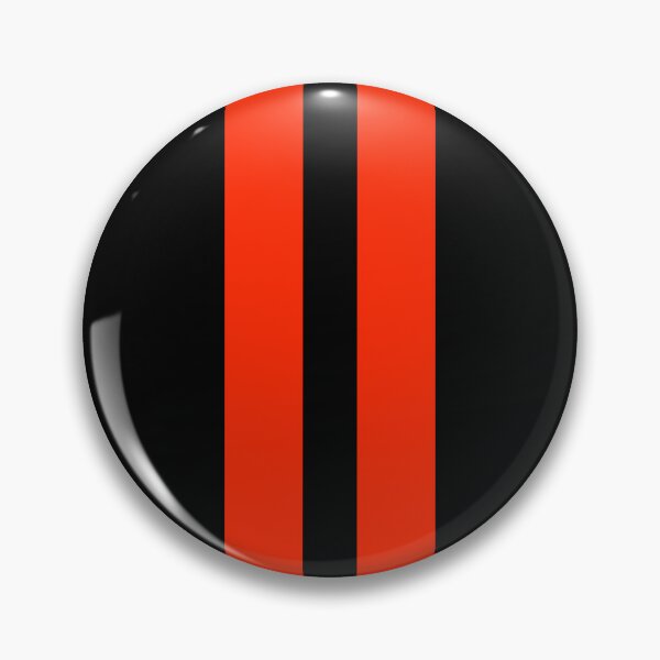 Item preview, Dual Racing Stripes - Large Gap (Red on Black) designed and sold by Racing Stripes Only.