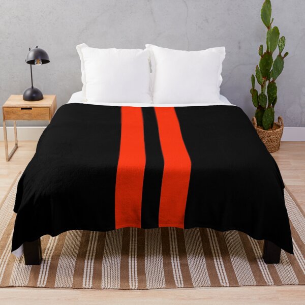 Item preview, Dual Racing Stripes - Large Gap (Red on Black) designed and sold by Racing Stripes Only.