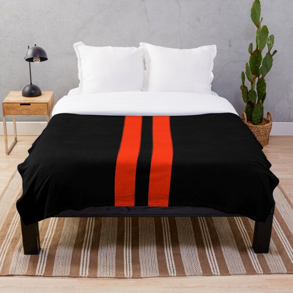 Item preview, Dual Racing Stripes - Large Gap (Red on Black) designed and sold by Racing Stripes Only.
