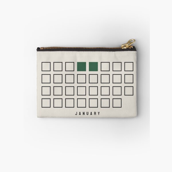 Item preview, Habit Tracker January Two Days Filled designed and sold by besiwashere.