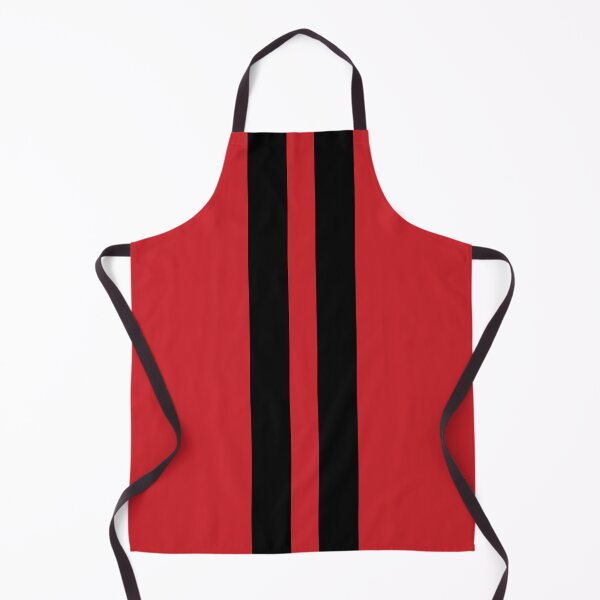Item preview, Dual Racing Stripes - Large Gap (Black on Fire Engine Red) designed and sold by Racing Stripes Only.
