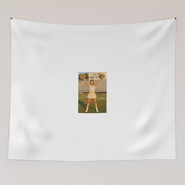 Item preview, Cheerleader in beige uniform at stadium designed and sold by CathryneDelamort.
