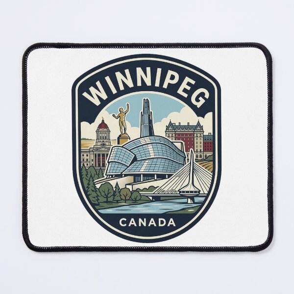 Item preview, Winnipeg Canada Vintage Travel Badge designed and sold by k3rstman1.
