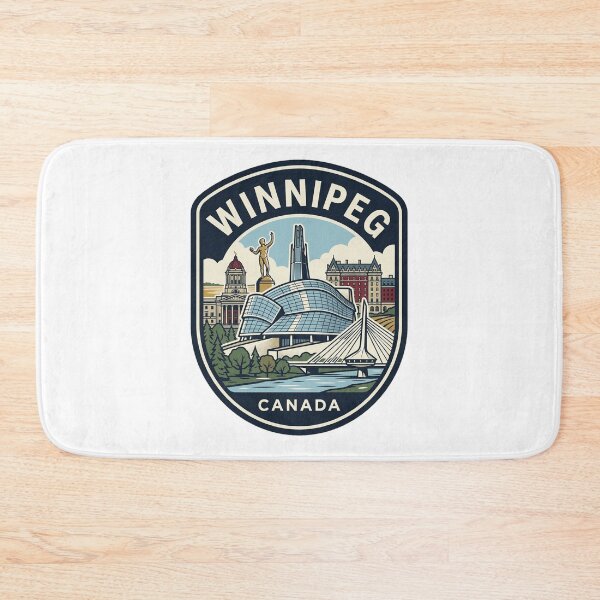 Item preview, Winnipeg Canada Vintage Travel Badge designed and sold by k3rstman1.