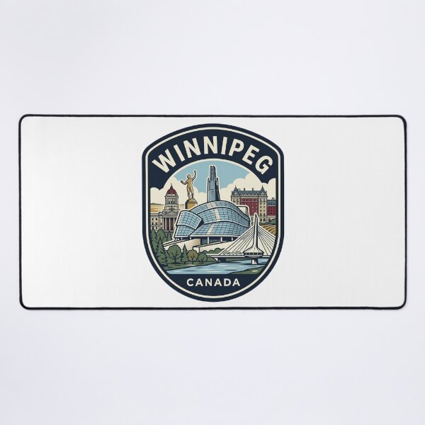 Item preview, Winnipeg Canada Vintage Travel Badge designed and sold by k3rstman1.