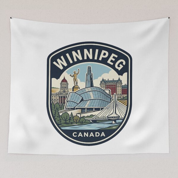 Item preview, Winnipeg Canada Vintage Travel Badge designed and sold by k3rstman1.