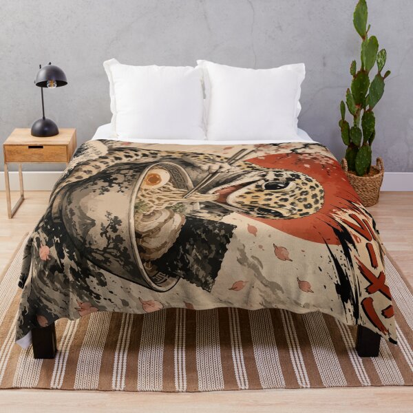 Item preview, Leopard Gecko Ramen Sumie Japanese Vintage designed and sold by TomFrontierArt.